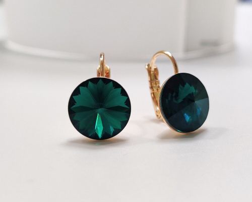 Серьги с кристаллами Swarovski