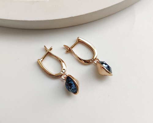 Серьги с кристаллами Swarovski