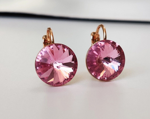 Серьги с кристаллами Swarovski