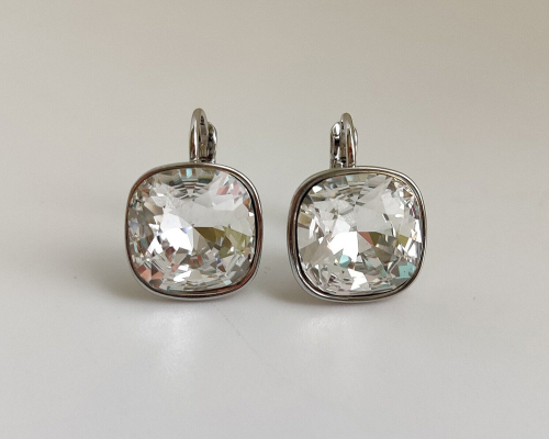 Серьги с кристаллами Swarovski