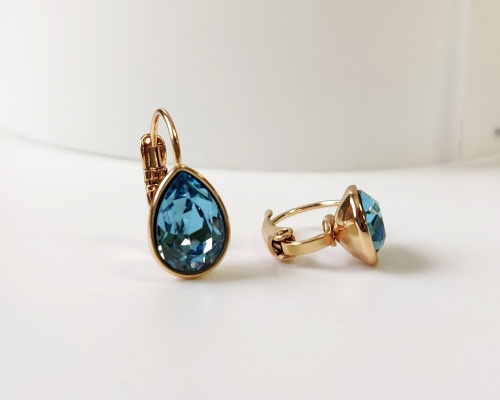 Серьги с кристаллами Swarovski