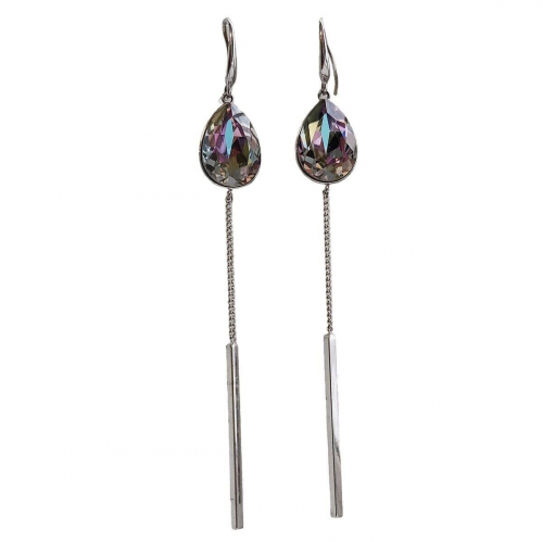 Серьги с кристаллами Swarovski
