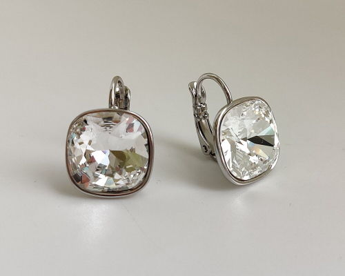 Серьги с кристаллами Swarovski