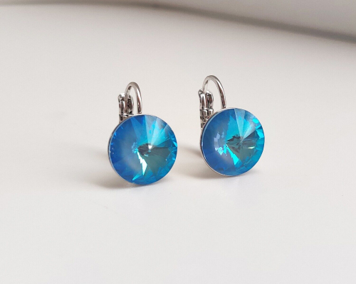 Серьги с кристаллами Swarovski