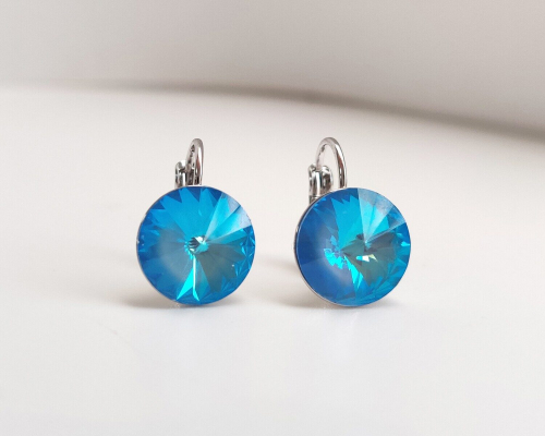Серьги с кристаллами Swarovski
