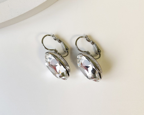 Серьги с кристаллами Swarovski