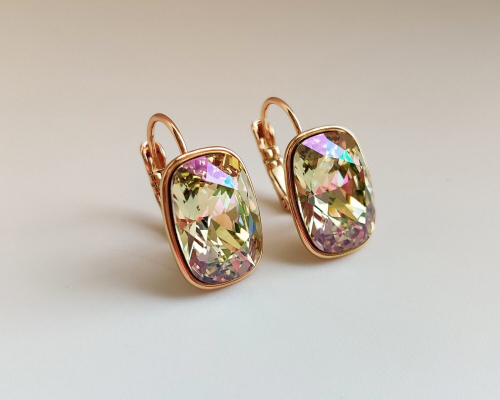 Серьги с кристаллами Swarovski