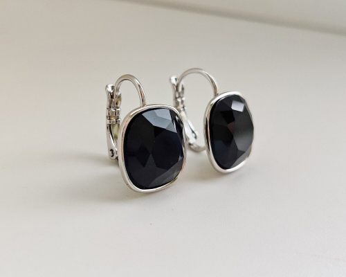 Серьги с кристаллами Swarovski