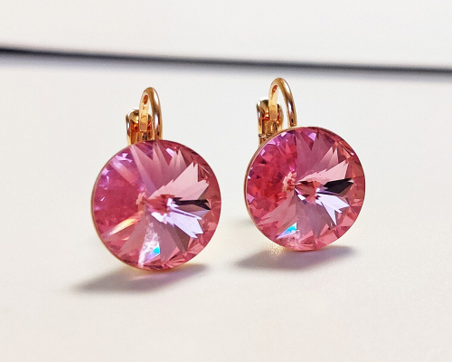 Серьги с кристаллами Swarovski