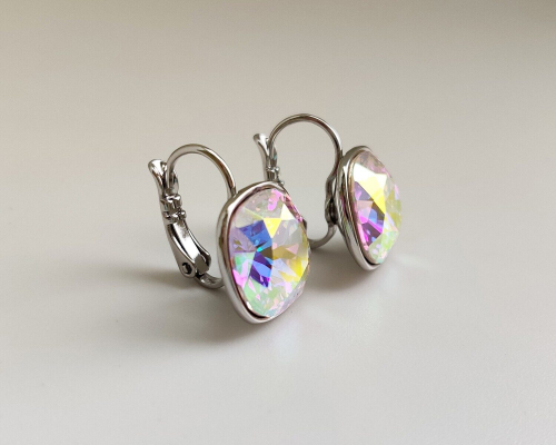 Серьги с кристаллами Swarovski