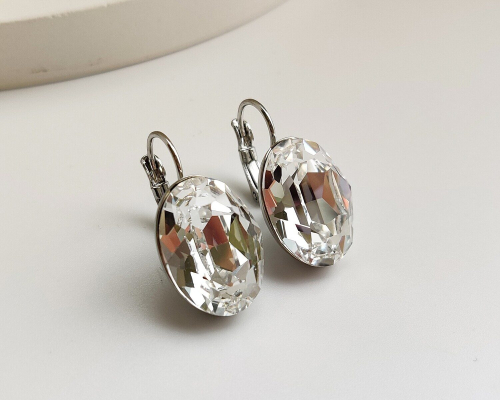 Серьги с кристаллами Swarovski