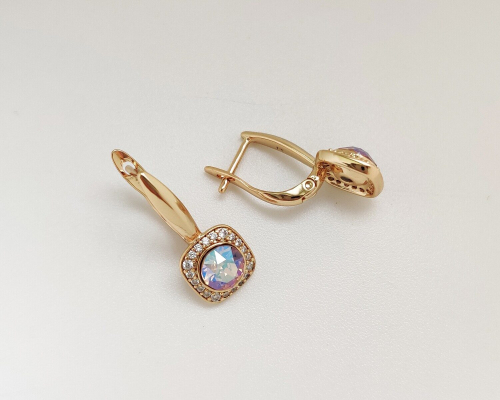 Серьги с кристаллами Swarovski