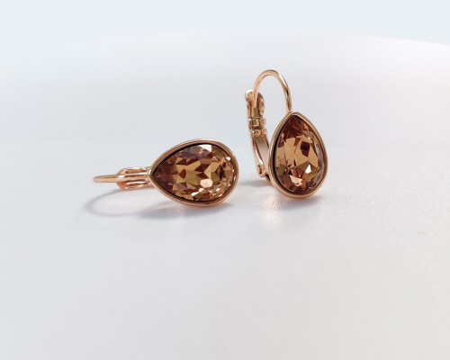 Серьги с кристаллами Swarovski