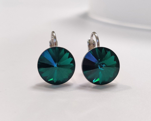 Серьги с кристаллами Swarovski