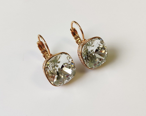 Серьги с кристаллами Swarovski
