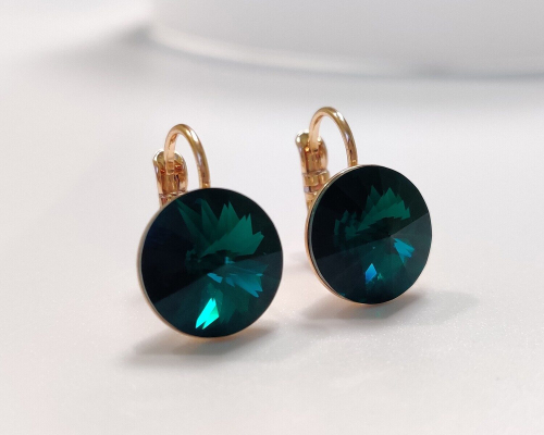 Серьги с кристаллами Swarovski