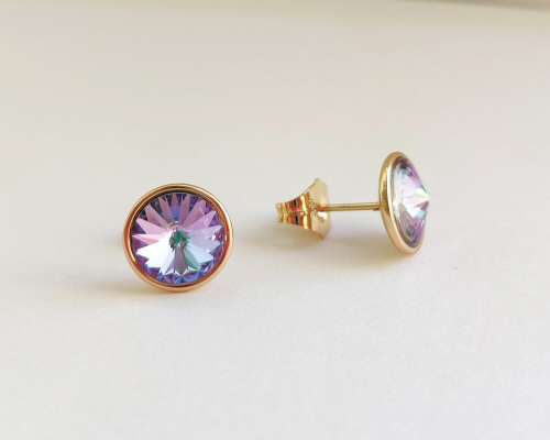 Серьги с кристаллами Swarovski