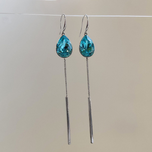 Серьги с кристаллами Swarovski