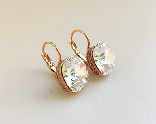 Серьги с кристаллами Swarovski