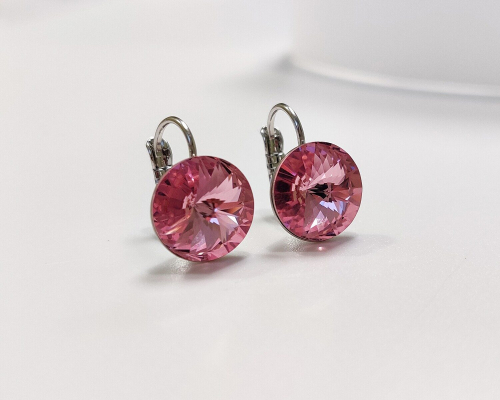Серьги с кристаллами Swarovski