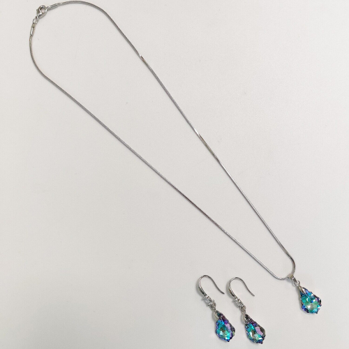 Комплект с кристаллами Swarovski