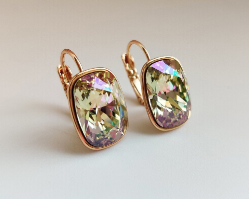 Серьги с кристаллами Swarovski