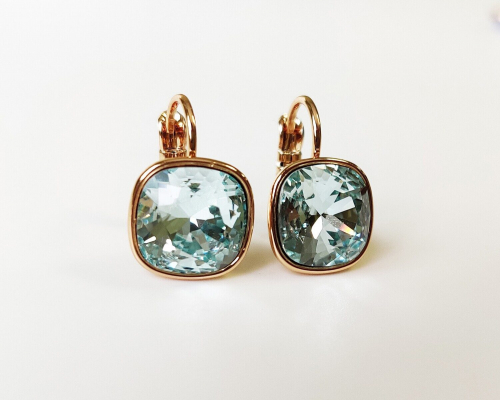 Серьги с кристаллами Swarovski