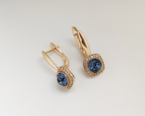 Серьги с кристаллами Swarovski