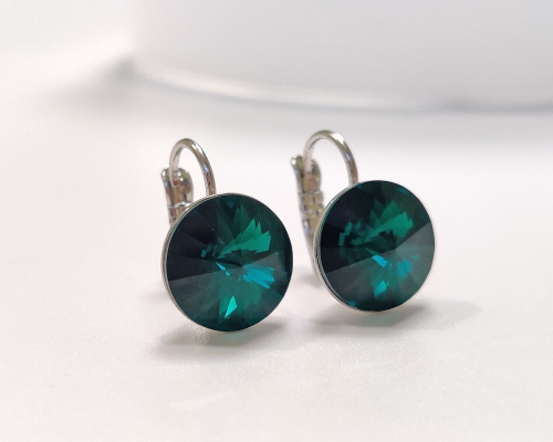 Серьги с кристаллами Swarovski