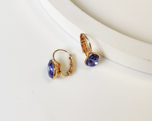 Серьги с кристаллами Swarovski