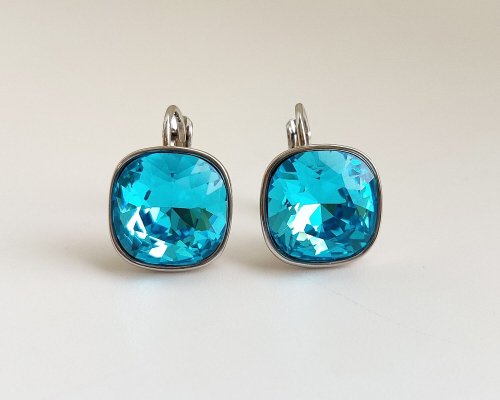 Серьги с кристаллами Swarovski