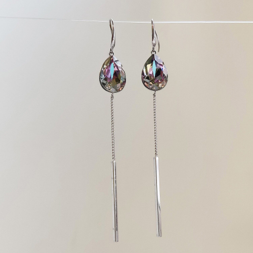 Серьги с кристаллами Swarovski
