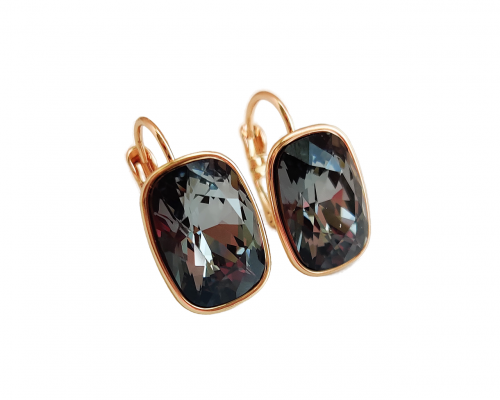 Серьги с кристаллами Swarovski