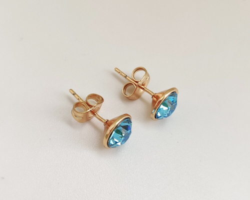 Серьги с кристаллами Swarovski