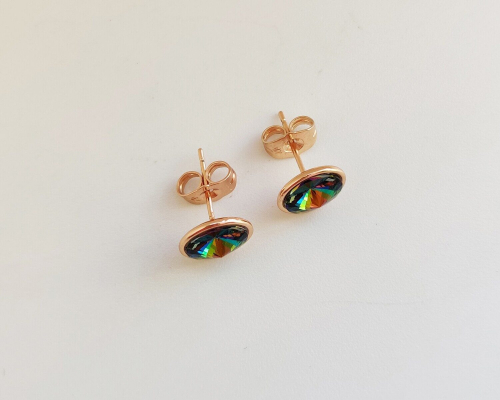Серьги с кристаллами Swarovski