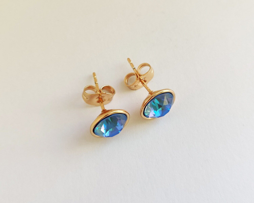 Серьги с кристаллами Swarovski