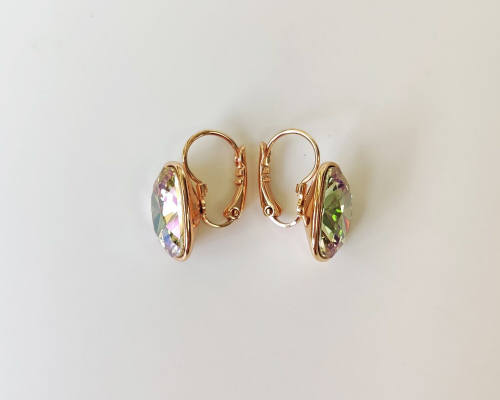 Серьги с кристаллами Swarovski