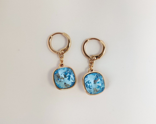 Серьги с кристаллами Swarovski