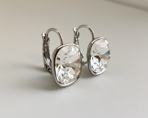 Серьги с кристаллами Swarovski