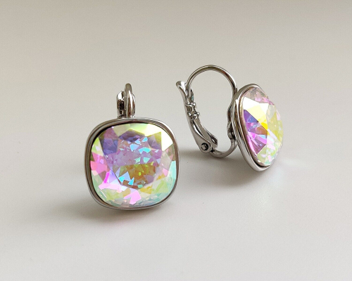 Серьги с кристаллами Swarovski