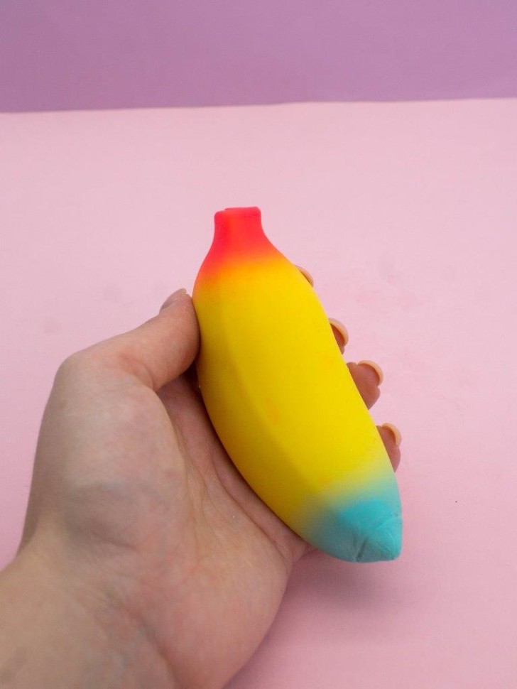 Мялка - антистресс « Magic Banana», yellow