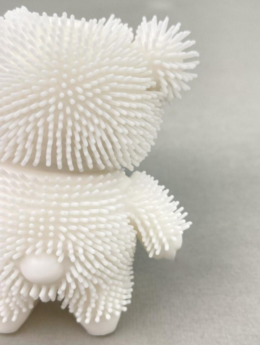 Мялка - антистресс «Nice bear», white (9*12 см)