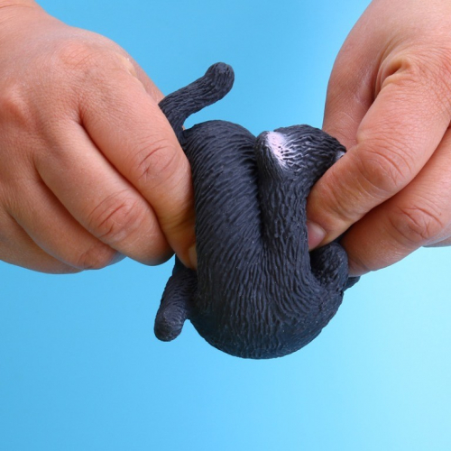Мялка - антистресс «Soft cat», black