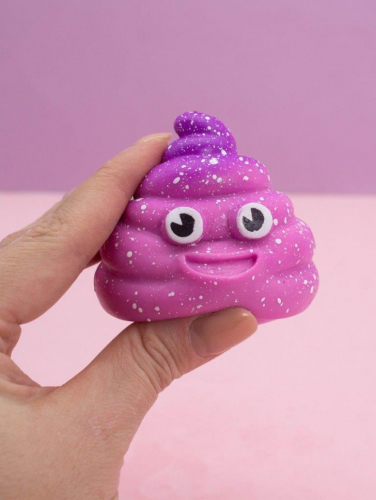 Мялка - антистресс «Poo», pink