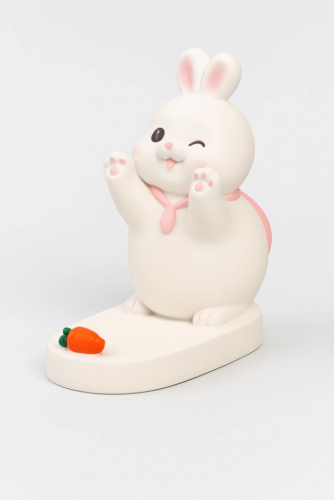 Подставка под телефон/планшет «Winking bunny», white