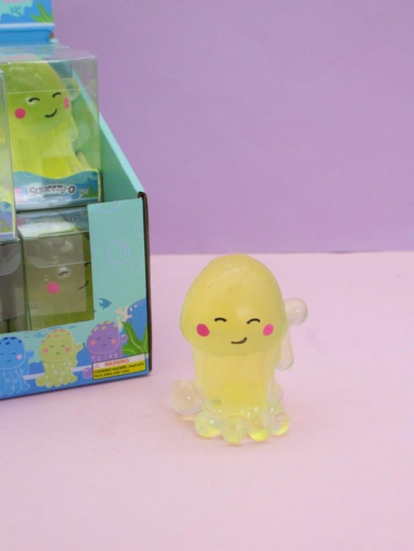 Мялка - антистресс «Cute octopus», yellow