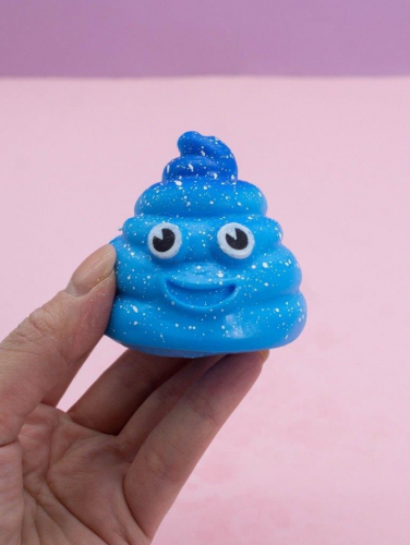 Мялка - антистресс «Poo», blue