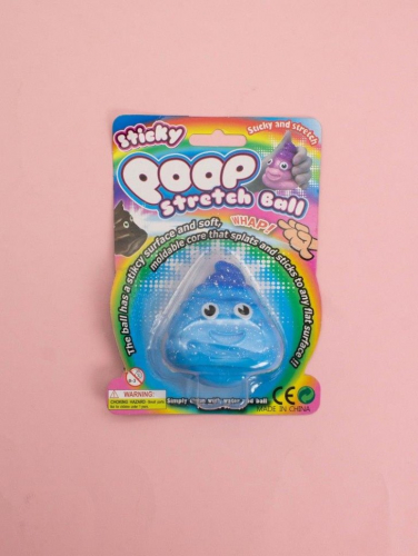 Мялка - антистресс «Poo», blue