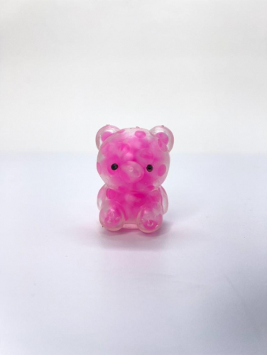 Мялка - антистресс «Soft bear», pink (3,7*5 см)