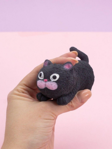 Мялка - антистресс «Soft cat», black
